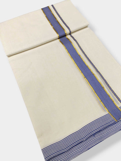 Kerala Premium Balaramapuram Handloom Dhoti/Mundu for Men