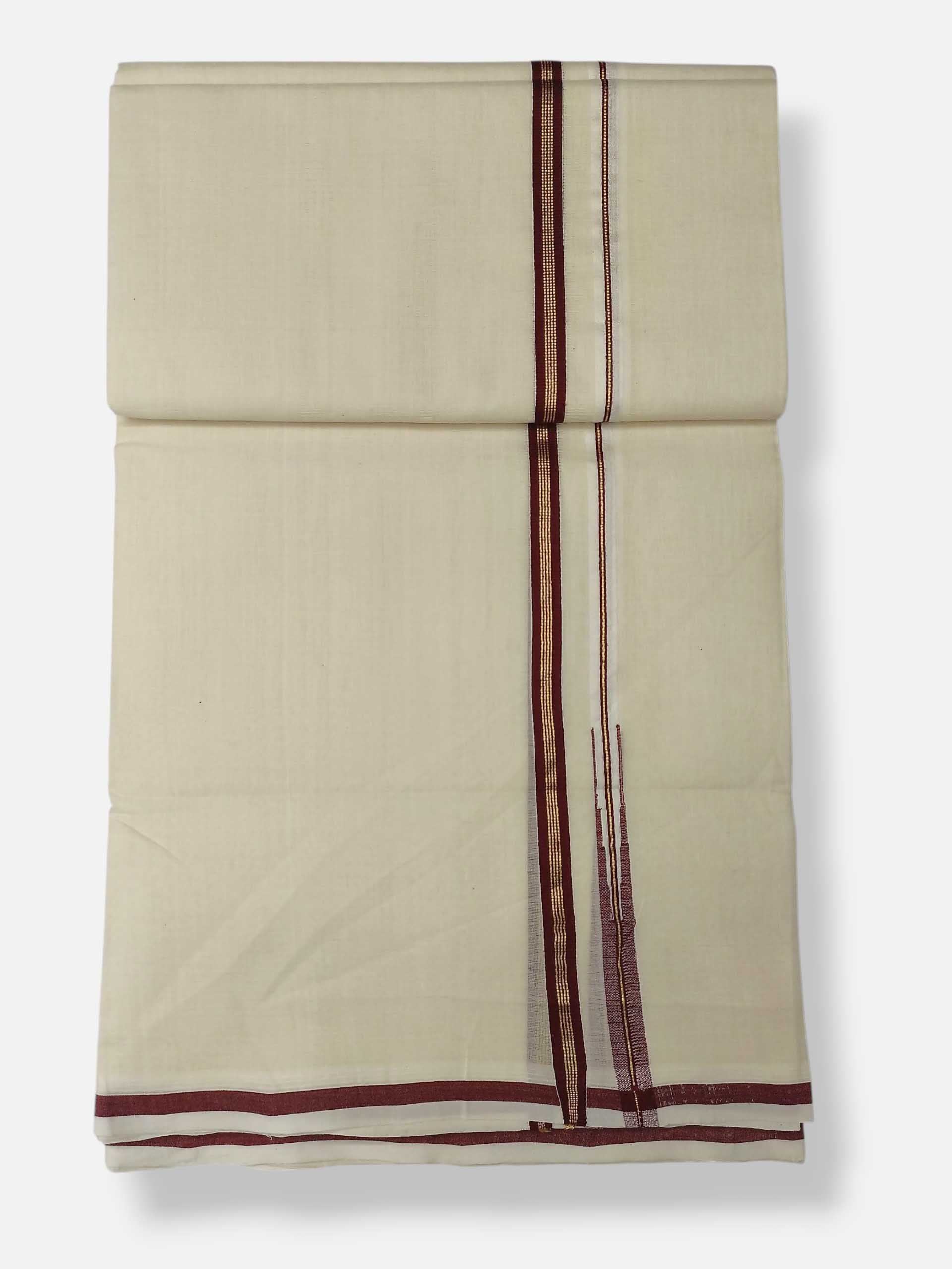 Kerala Premium Balaramapuram Handloom Dhoti/Mundu for Men