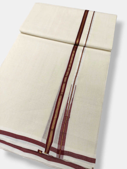 Kerala Premium Balaramapuram Handloom Dhoti/Mundu for Men