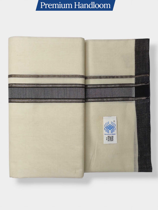 Kerala Premium Balaramapuram Handloom Dhoti/Mundu for Men