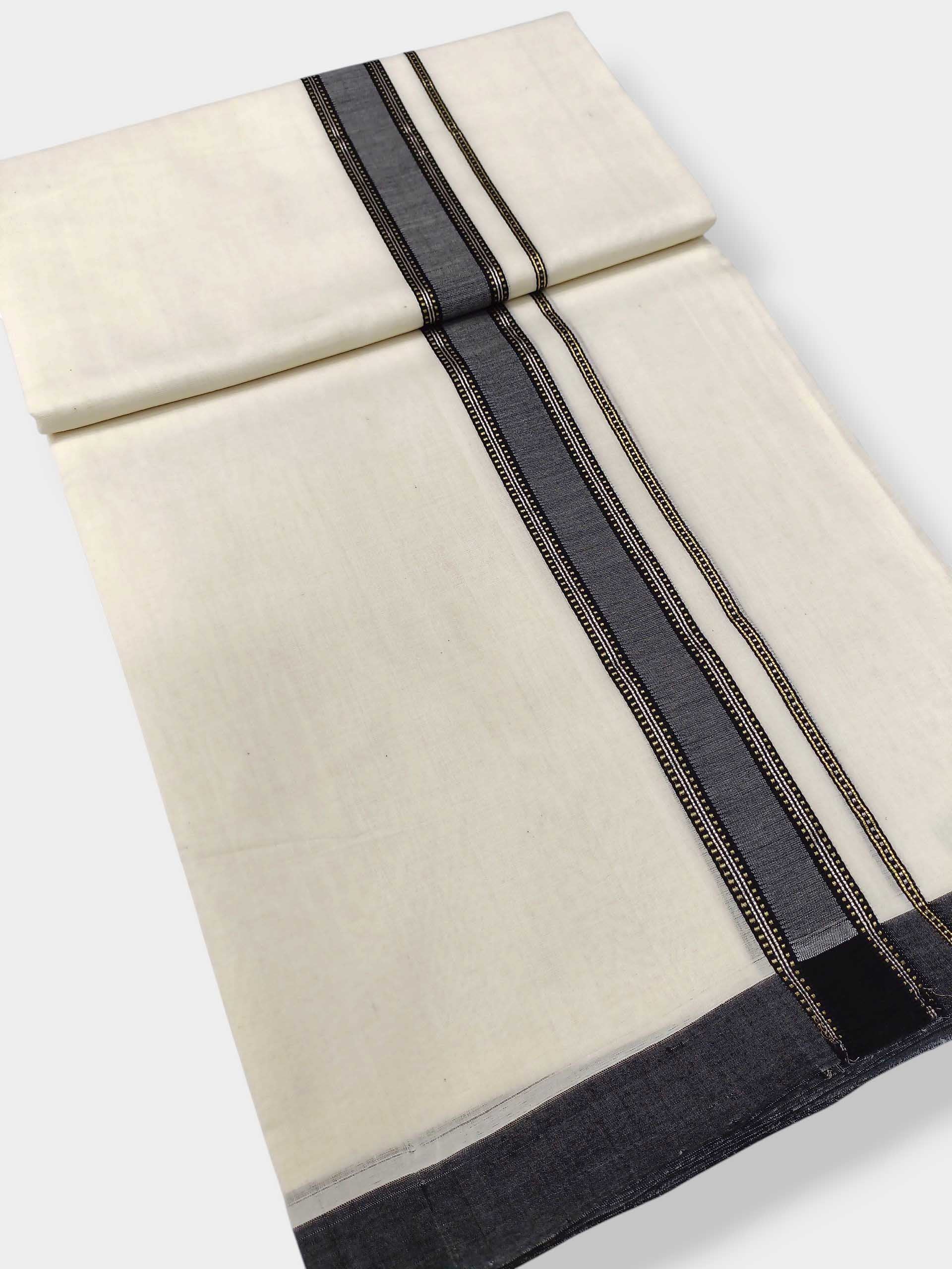 Kerala Premium Balaramapuram Handloom Dhoti/Mundu for Men