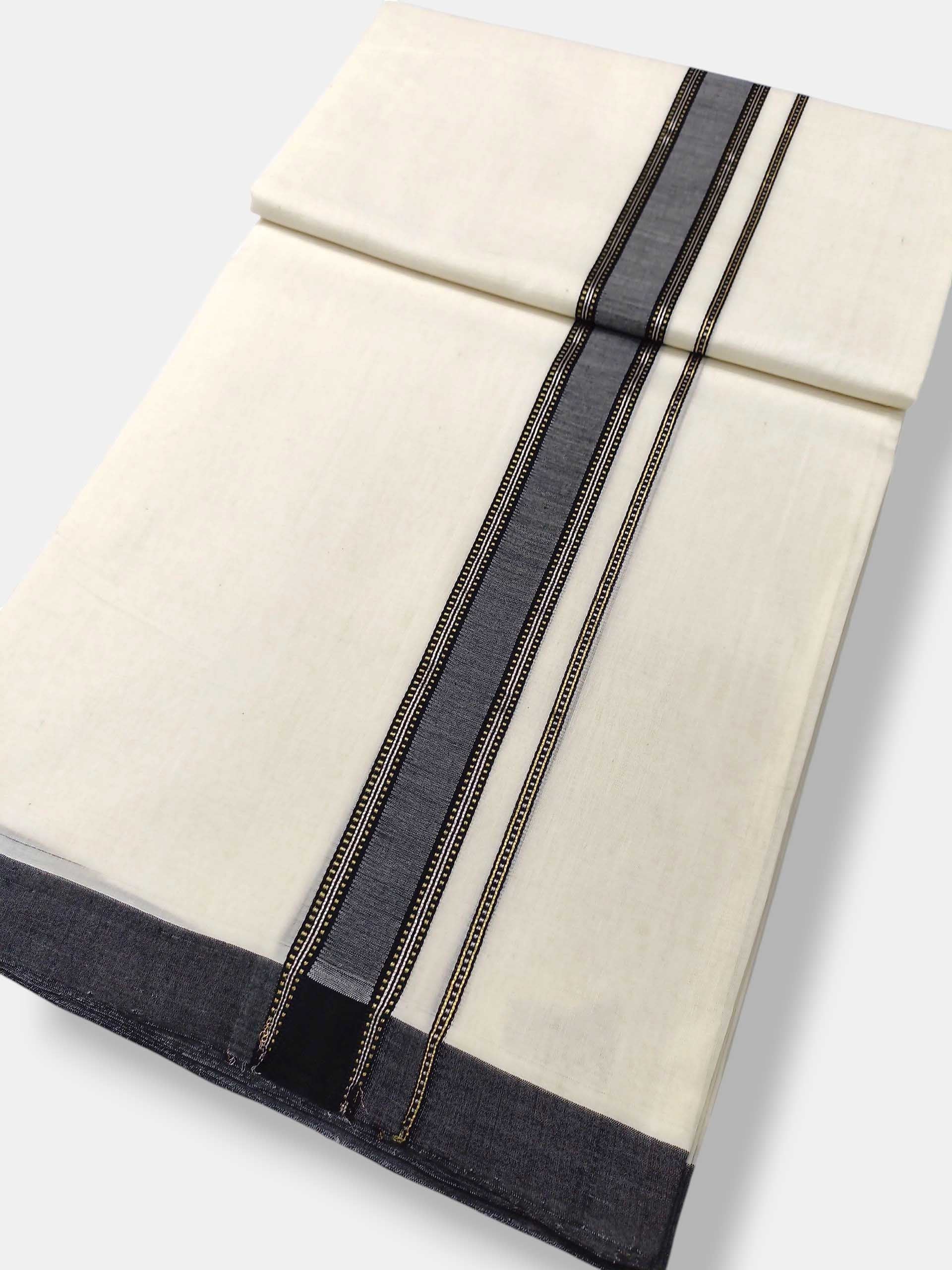 Kerala Premium Balaramapuram Handloom Dhoti/Mundu for Men