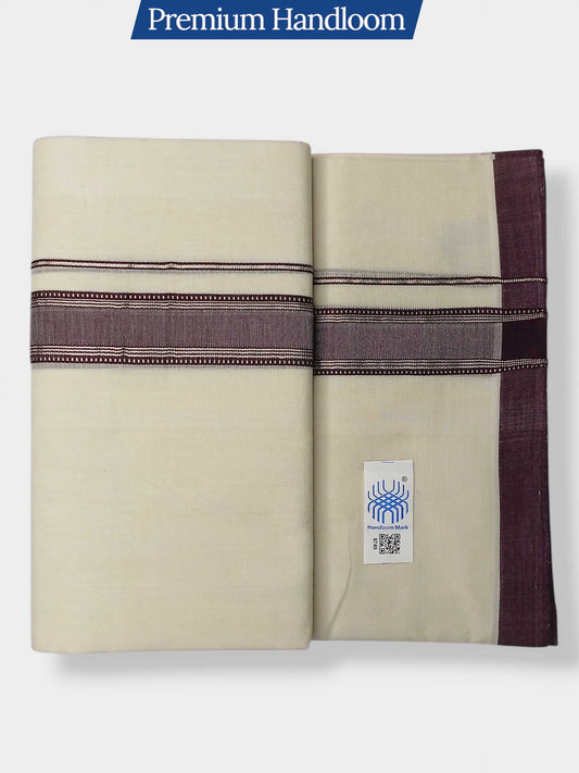 Kerala Premium Balaramapuram Handloom Dhoti/Mundu for Men