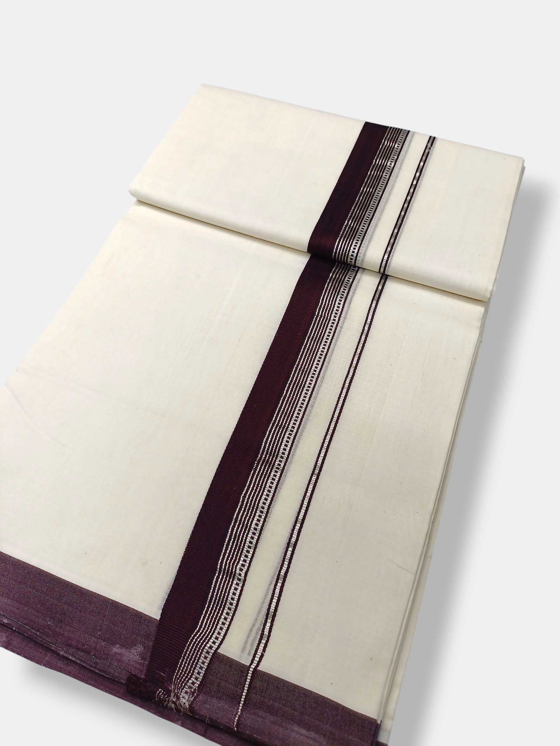 Kerala Premium Balaramapuram Handloom Dhoti/Mundu for Men