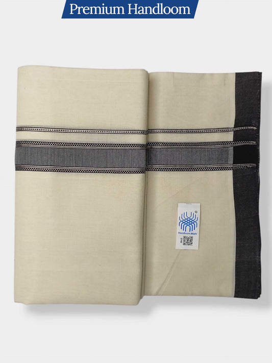Kerala Premium Balaramapuram Handloom Dhoti/Mundu for Men