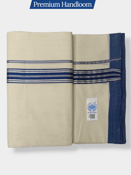 Kerala Premium Balaramapuram Handloom Dhoti/Mundu for Men