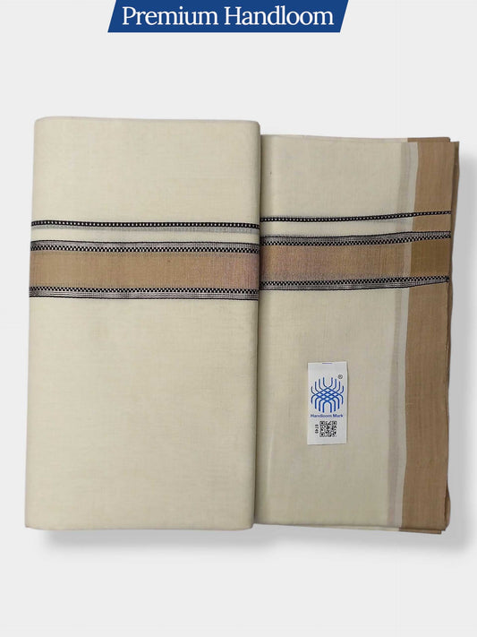 Kerala Premium Balaramapuram Handloom Dhoti/Mundu for Men