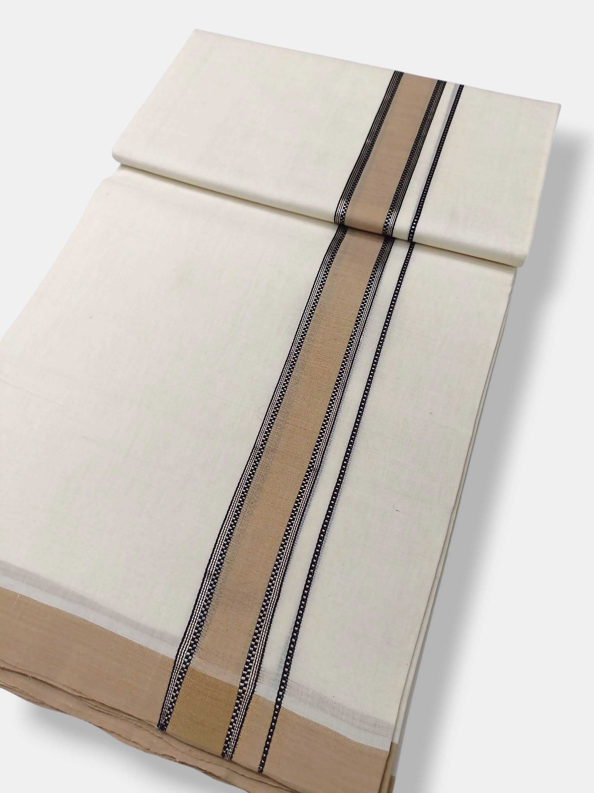 Kerala Premium Balaramapuram Handloom Dhoti/Mundu for Men