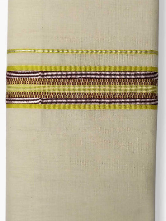 Kerala Premium Balaramapuram Handloom Dhoti/Mundu for Men