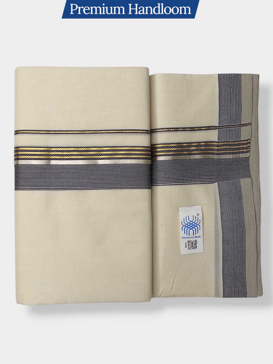 Kerala Premium Balaramapuram Handloom Dhoti/Mundu for Men