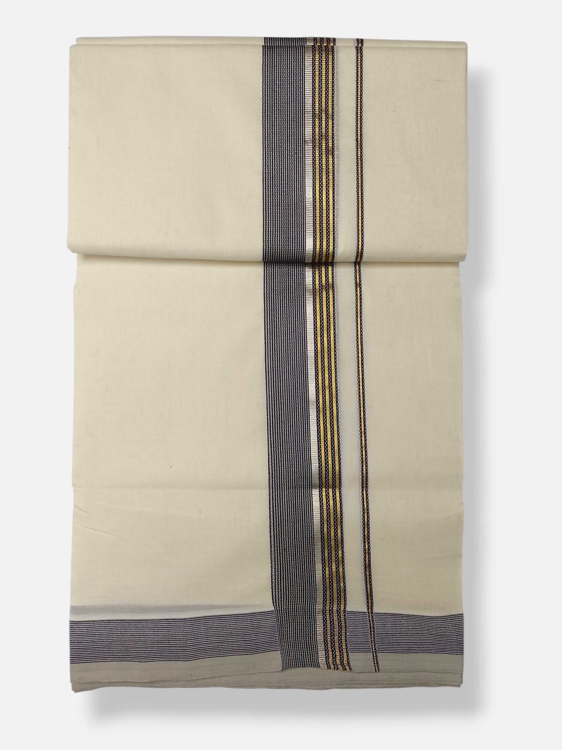 Kerala Premium Balaramapuram Handloom Dhoti/Mundu for Men
