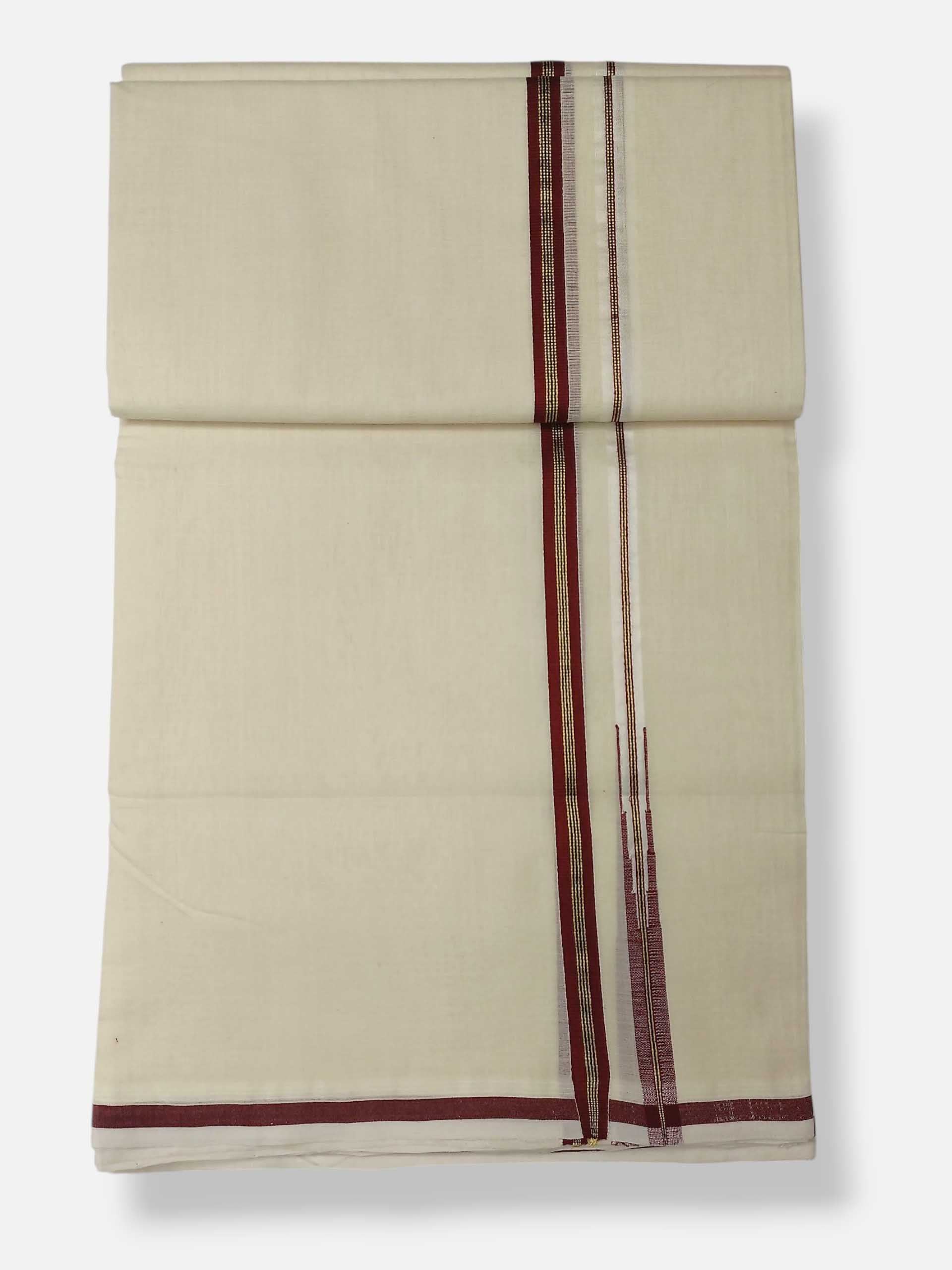 Kerala Premium Balaramapuram Handloom Dhoti/Mundu for Men