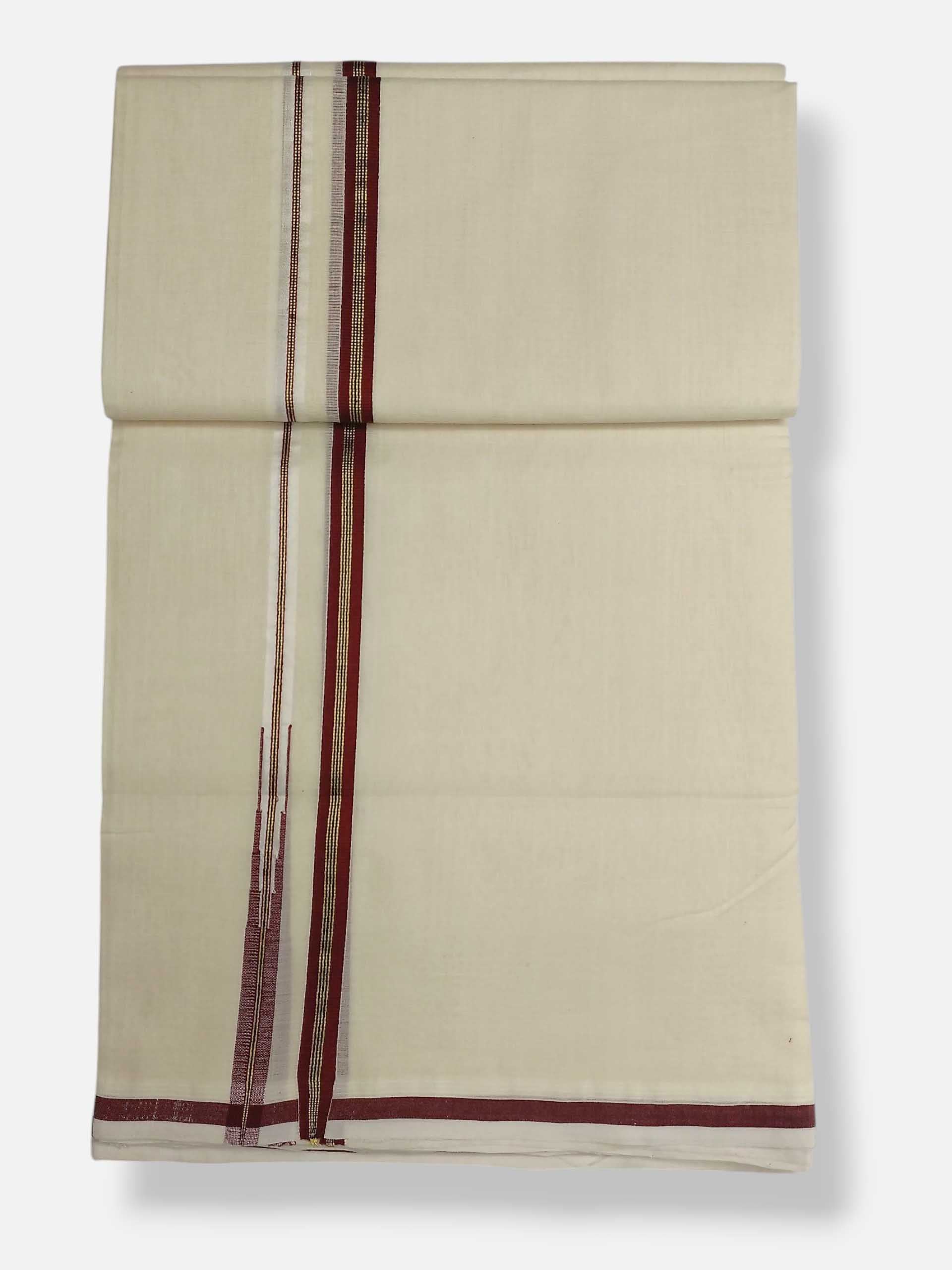 Kerala Premium Balaramapuram Handloom Dhoti/Mundu for Men
