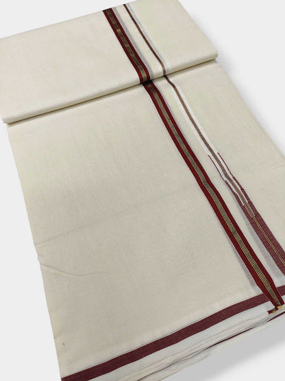Kerala Premium Balaramapuram Handloom Dhoti/Mundu for Men