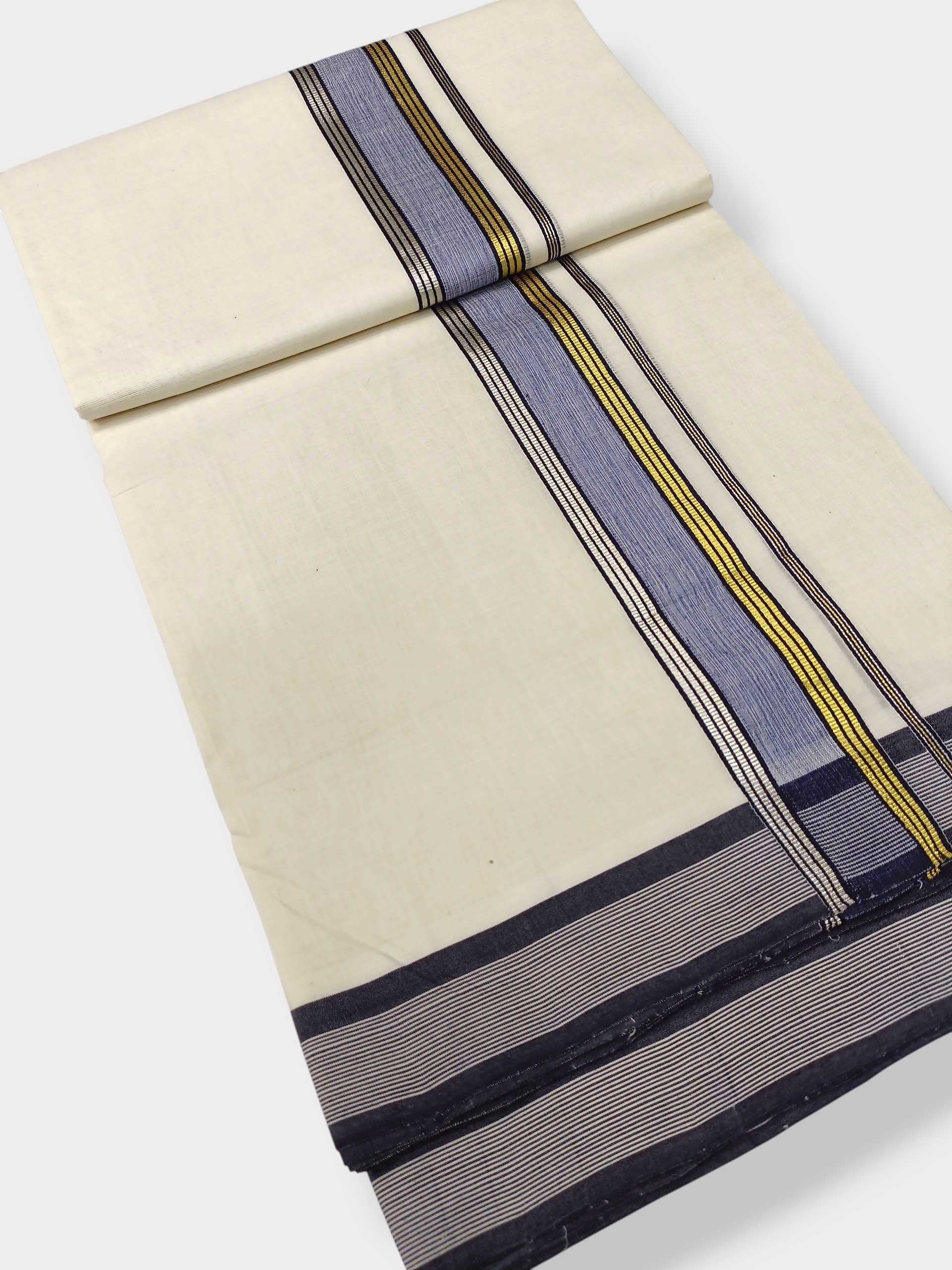 Kerala Premium Balaramapuram Handloom Dhoti/Mundu for Men