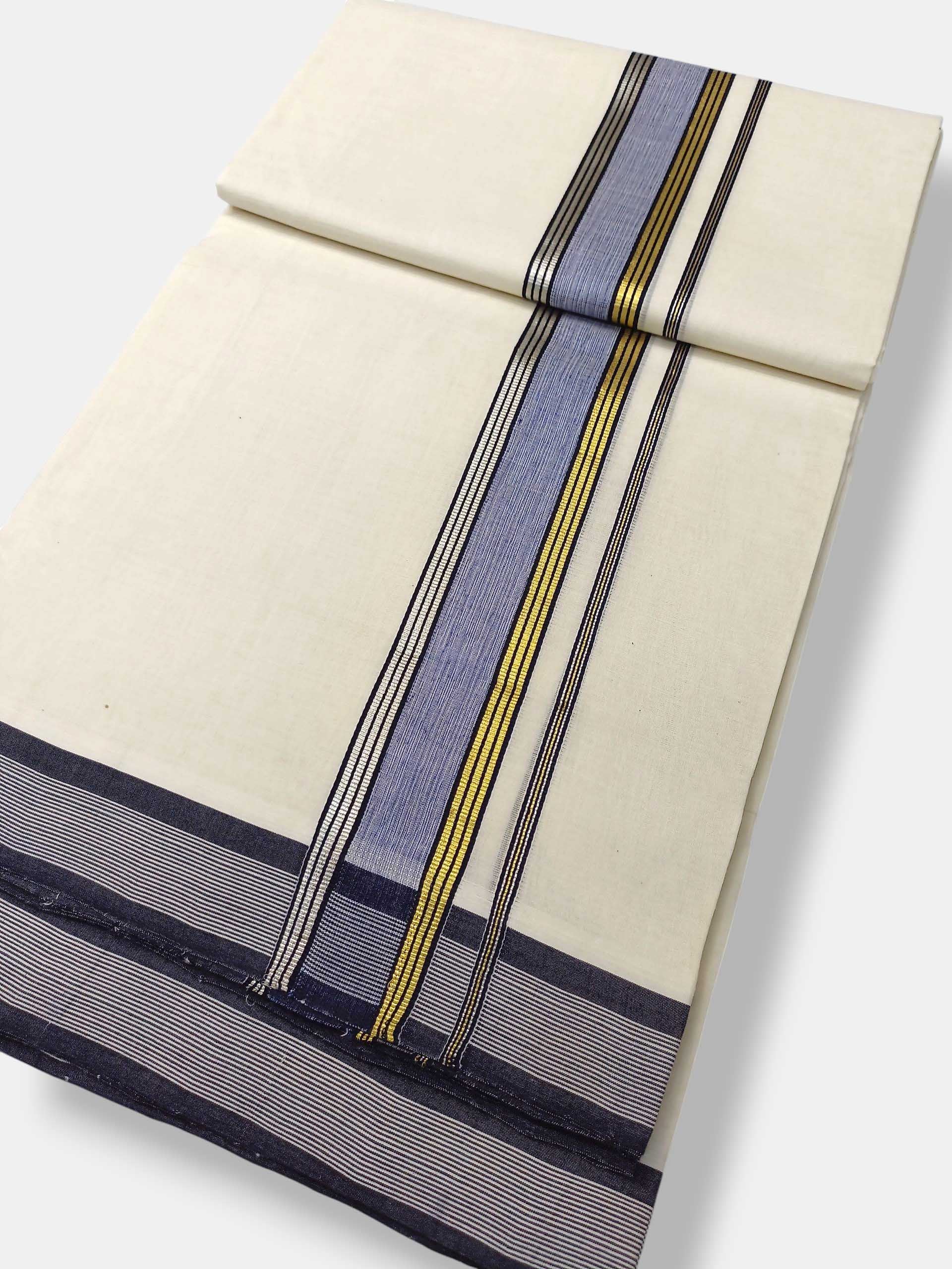 Kerala Premium Balaramapuram Handloom Dhoti/Mundu for Men
