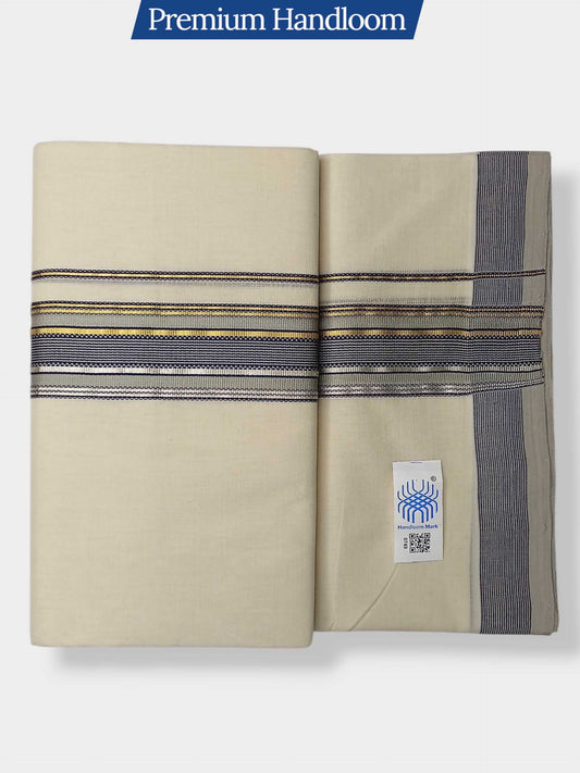Kerala Premium Balaramapuram Handloom Dhoti/Mundu for Men