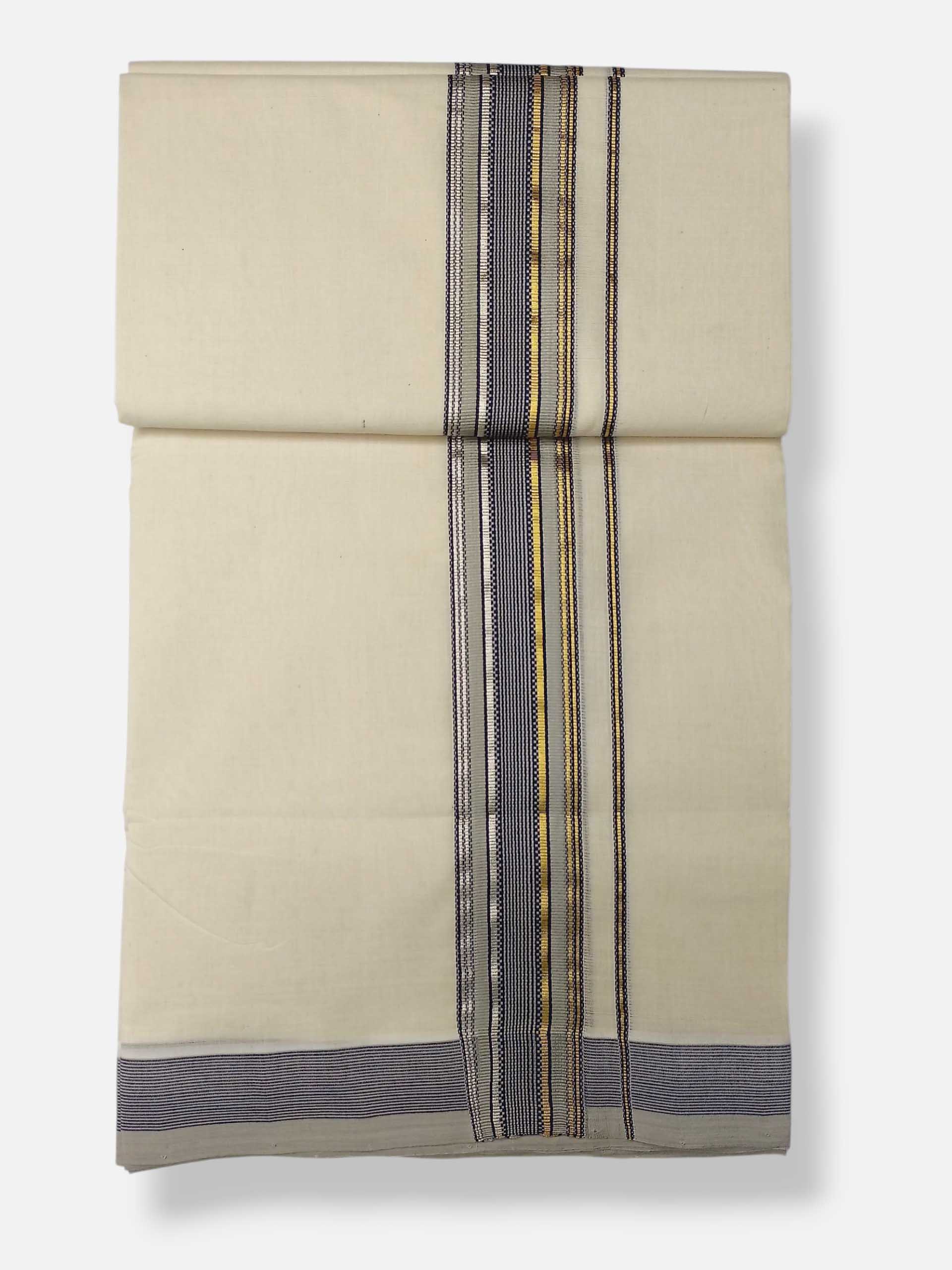 Kerala Premium Balaramapuram Handloom Dhoti/Mundu for Men