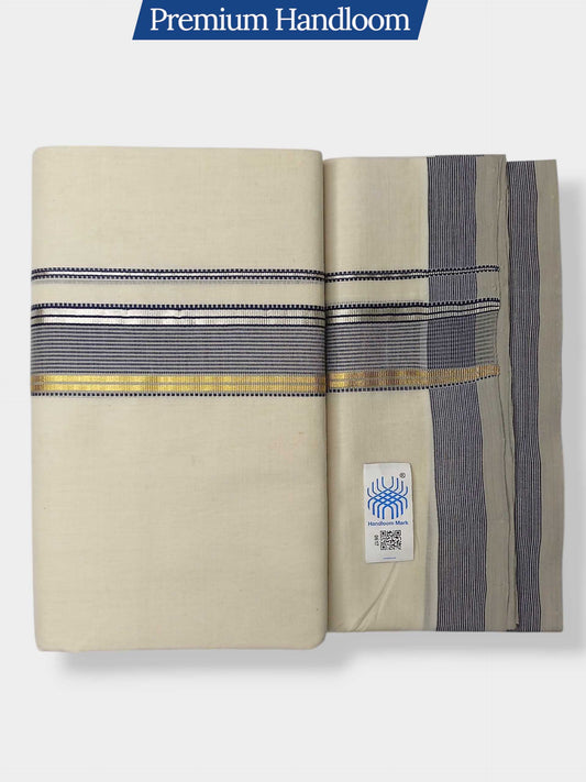 Kerala Premium Balaramapuram Handloom Dhoti/Mundu for Men