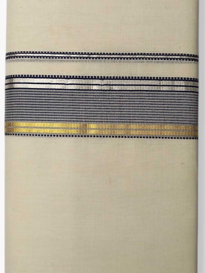 Kerala Premium Balaramapuram Handloom Dhoti/Mundu for Men