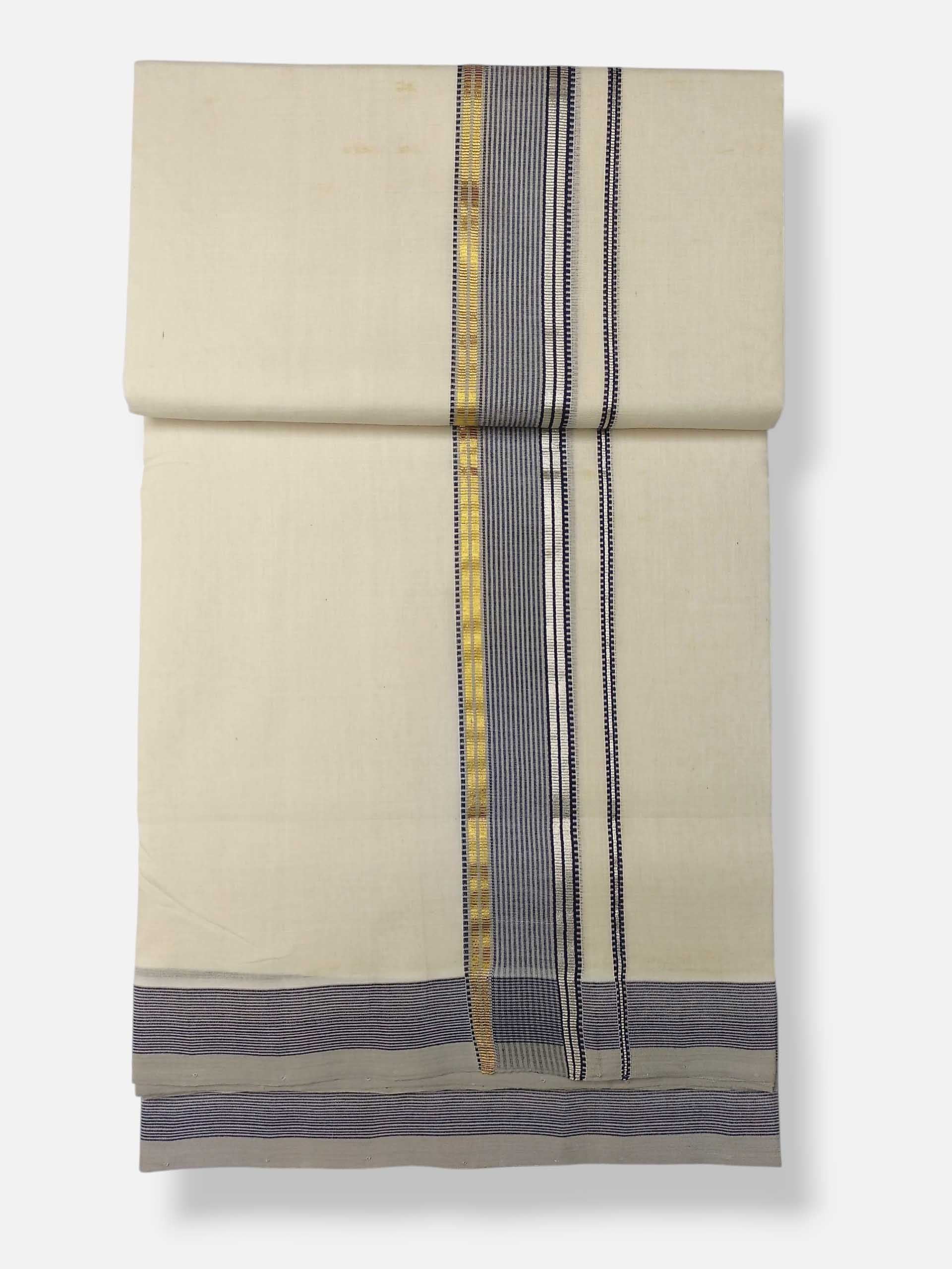 Kerala Premium Balaramapuram Handloom Dhoti/Mundu for Men