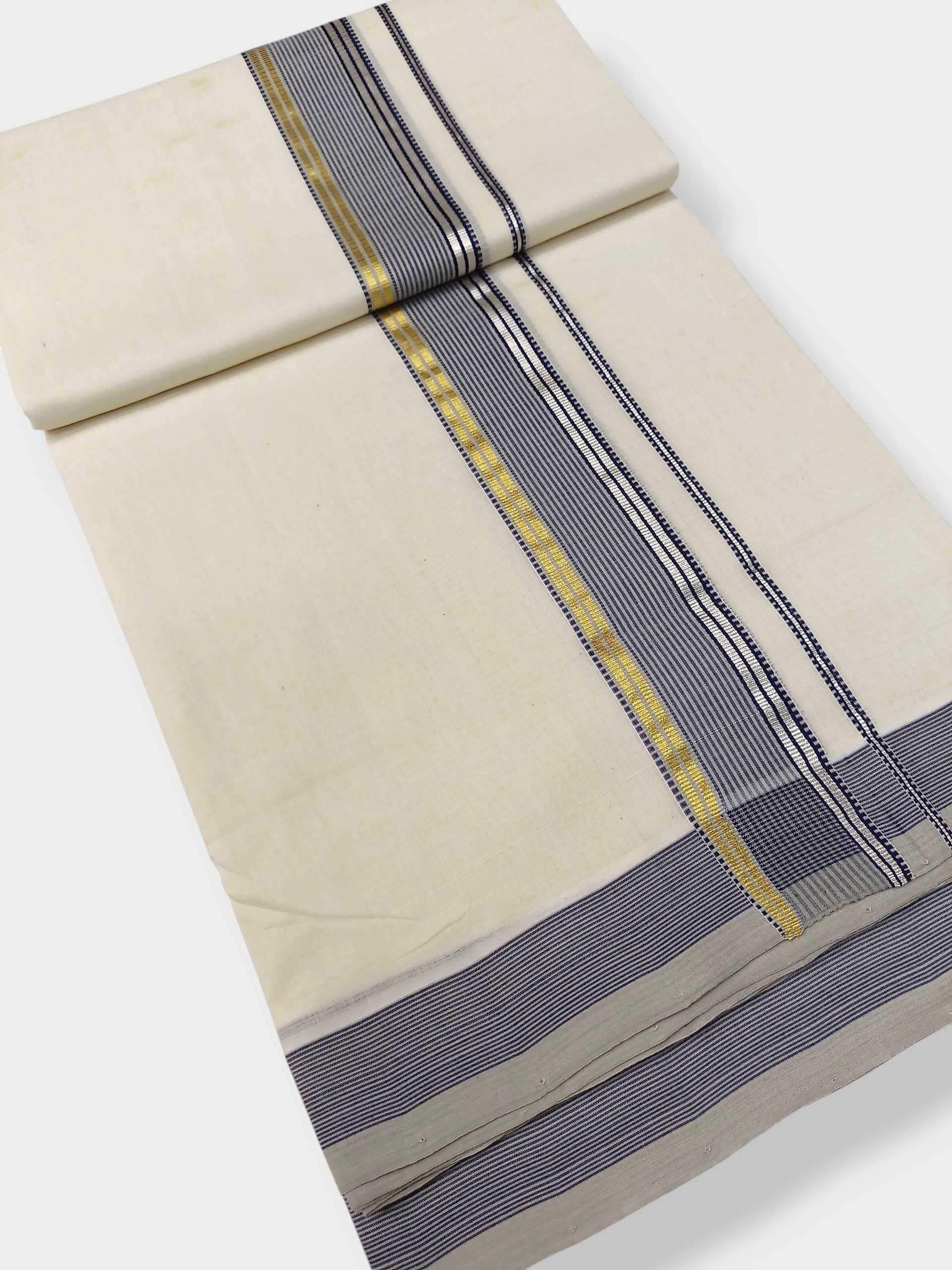 Kerala Premium Balaramapuram Handloom Dhoti/Mundu for Men