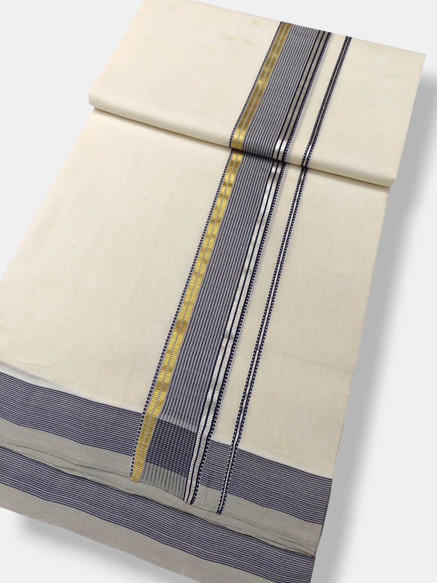Kerala Premium Balaramapuram Handloom Dhoti/Mundu for Men
