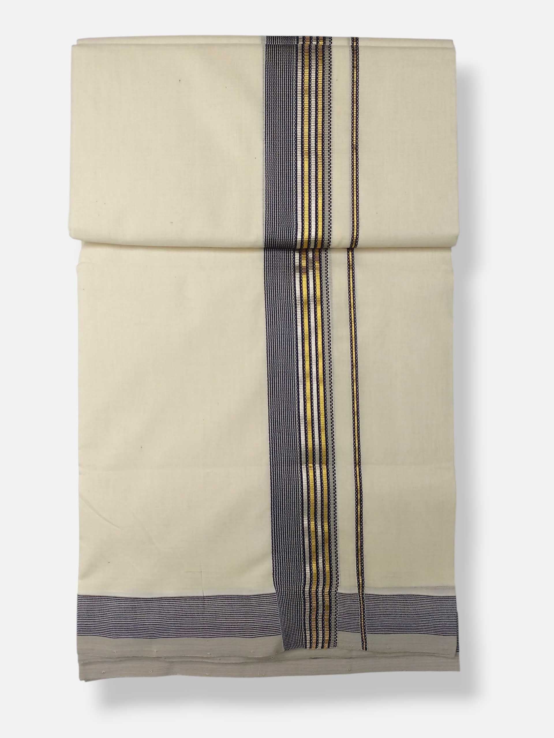 Kerala Premium Balaramapuram Handloom Dhoti/Mundu for Men