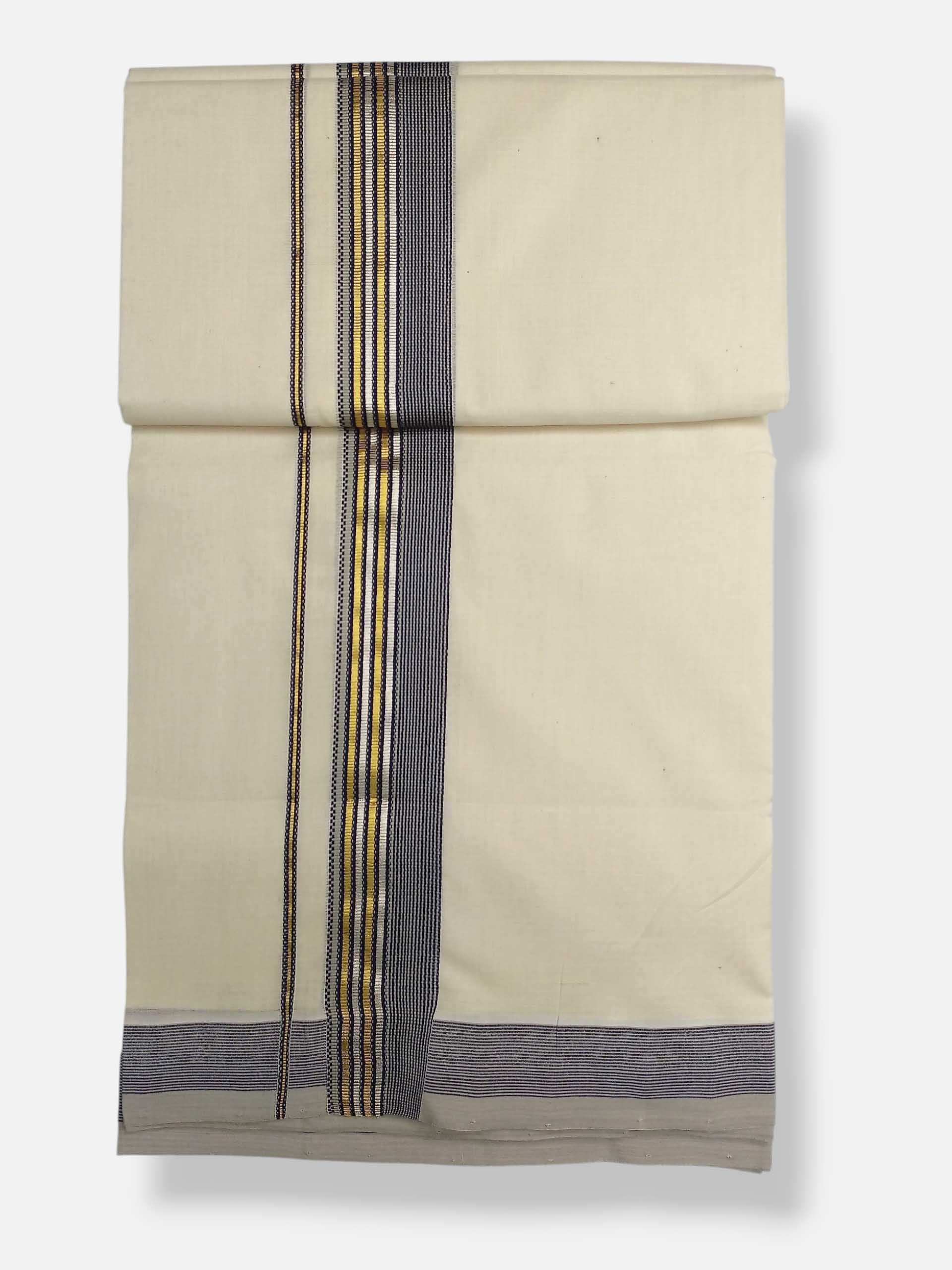 Kerala Premium Balaramapuram Handloom Dhoti/Mundu for Men
