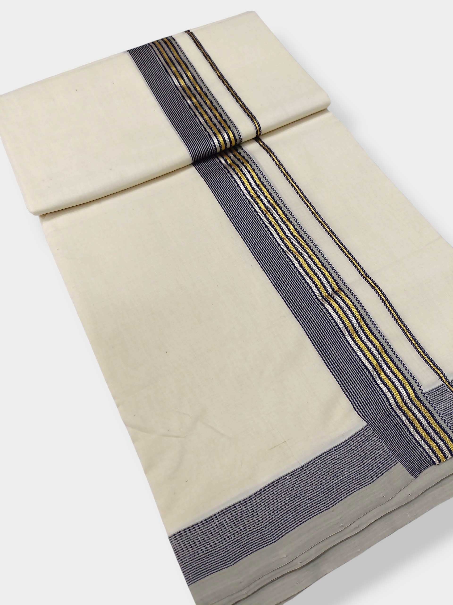Kerala Premium Balaramapuram Handloom Dhoti/Mundu for Men