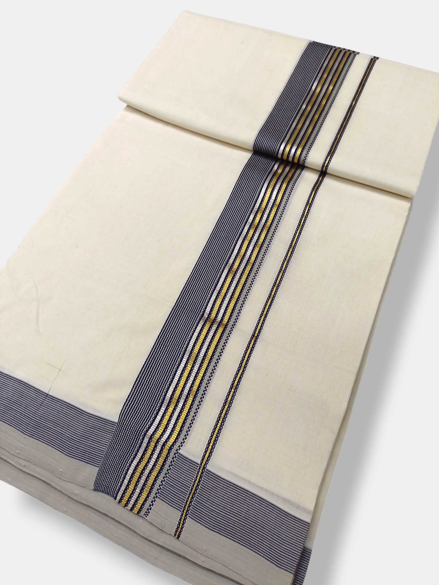 Kerala Premium Balaramapuram Handloom Dhoti/Mundu for Men