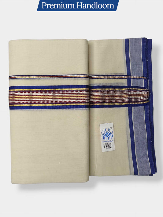 Kerala Premium Balaramapuram Handloom Dhoti/Mundu for Men