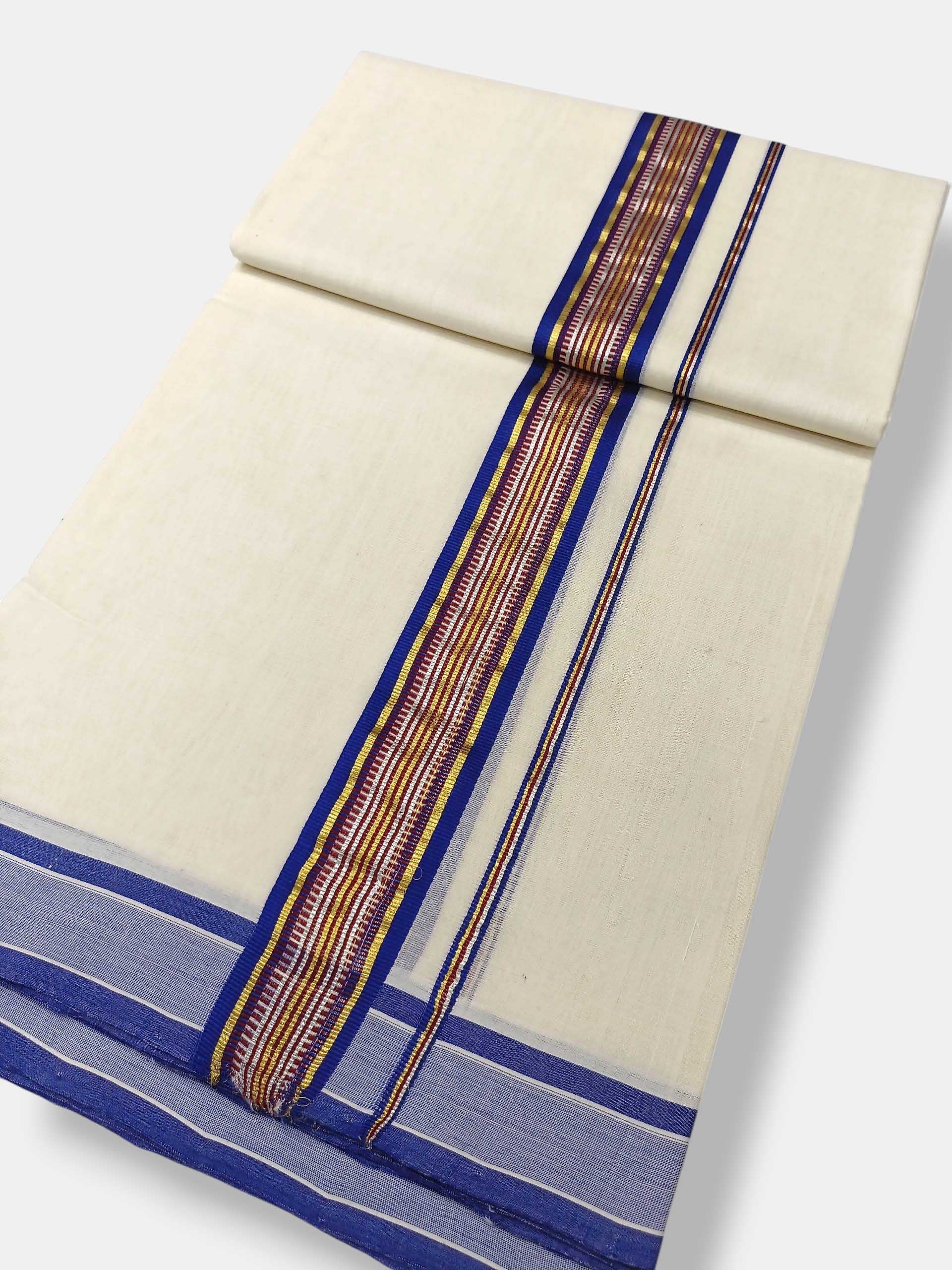 Kerala Premium Balaramapuram Handloom Dhoti/Mundu for Men
