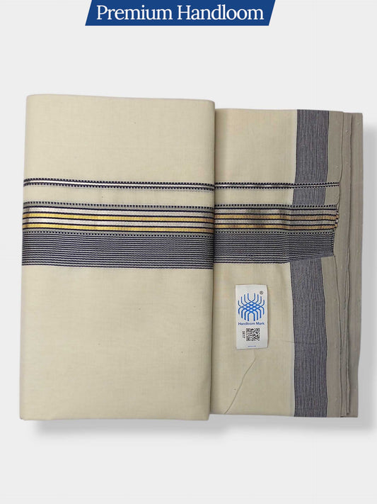 Kerala Premium Balaramapuram Handloom Dhoti/Mundu for Men