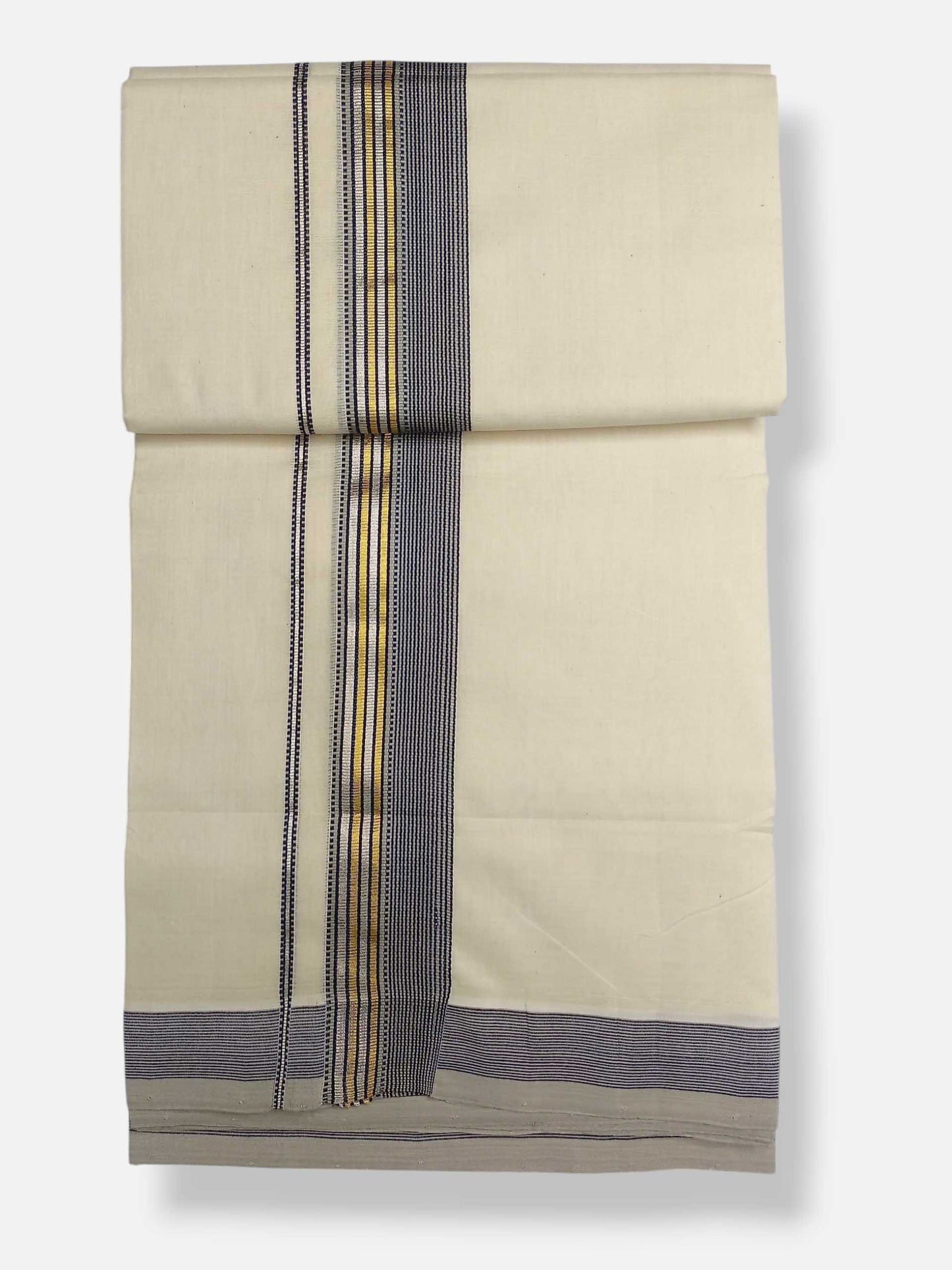 Kerala Premium Balaramapuram Handloom Dhoti/Mundu for Men