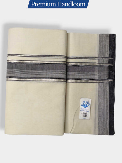 Kerala Premium Balaramapuram Handloom Dhoti/Mundu for Men