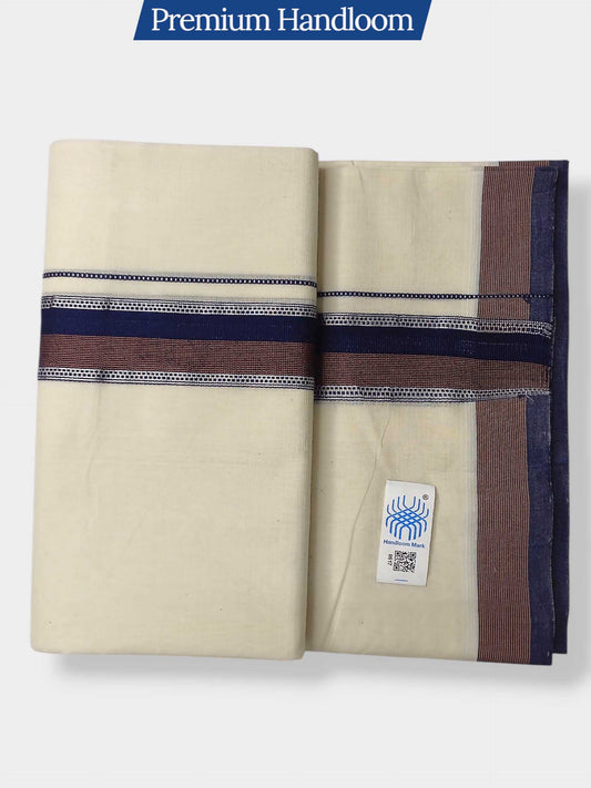 Kerala Premium Balaramapuram Handloom Dhoti/Mundu for Men