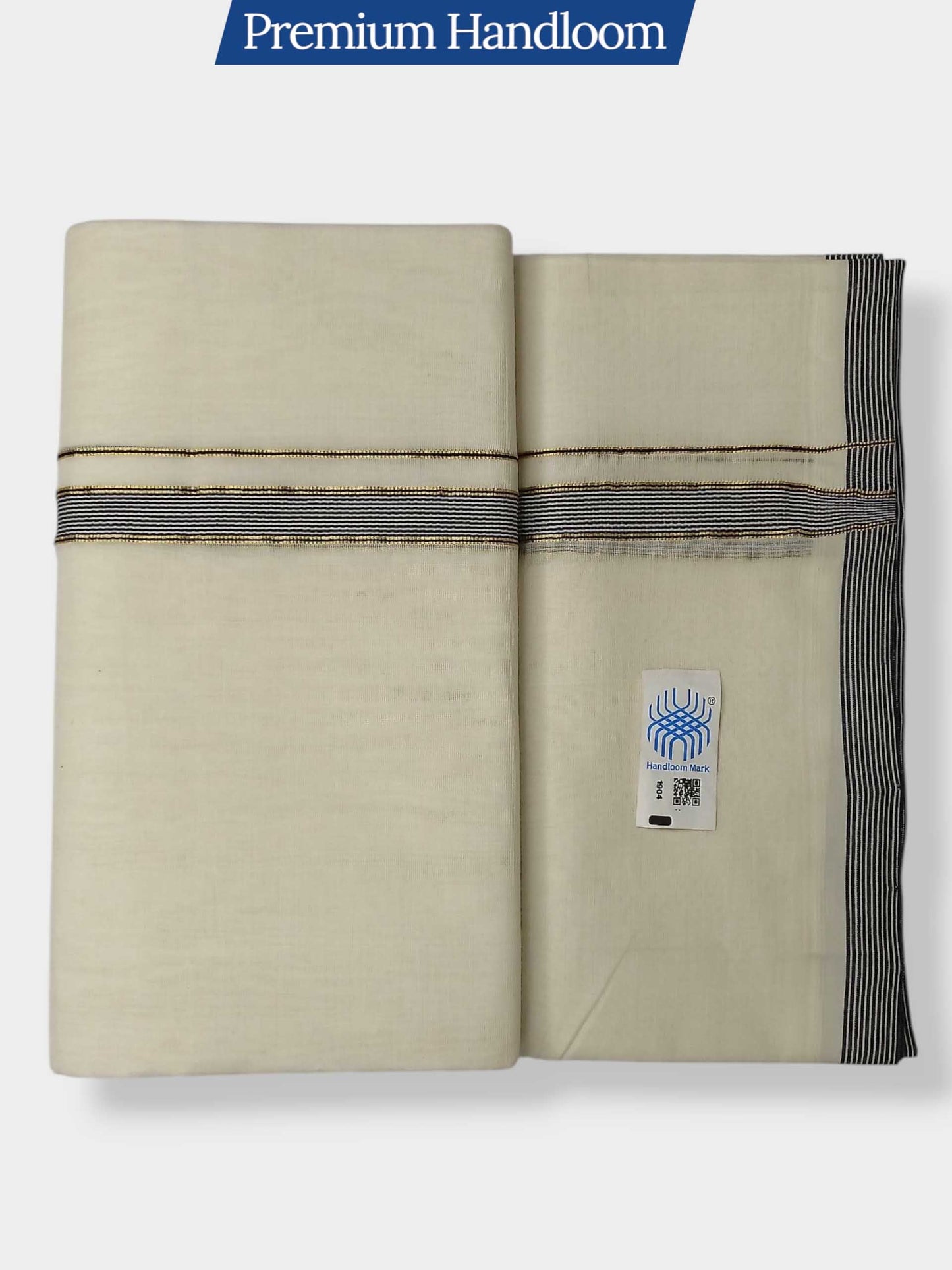 Kerala Premium Balaramapuram Handloom Dhoti/Mundu for Men