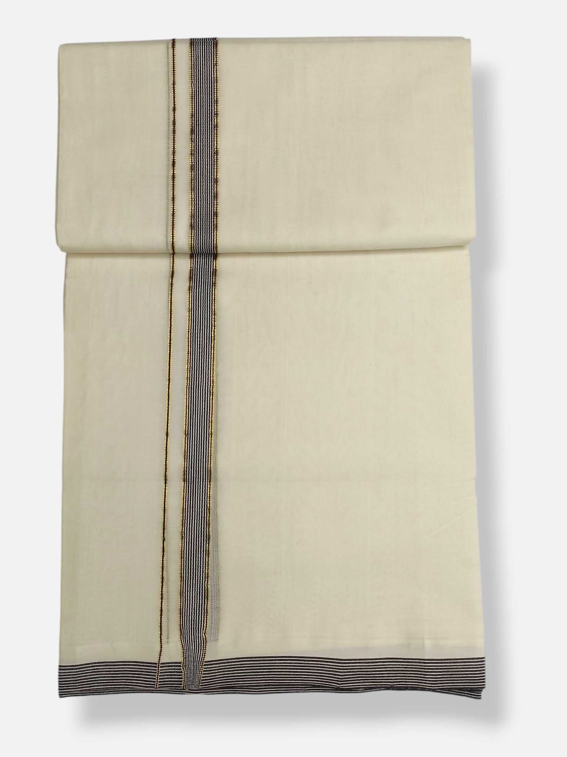 Kerala Premium Balaramapuram Handloom Dhoti/Mundu for Men