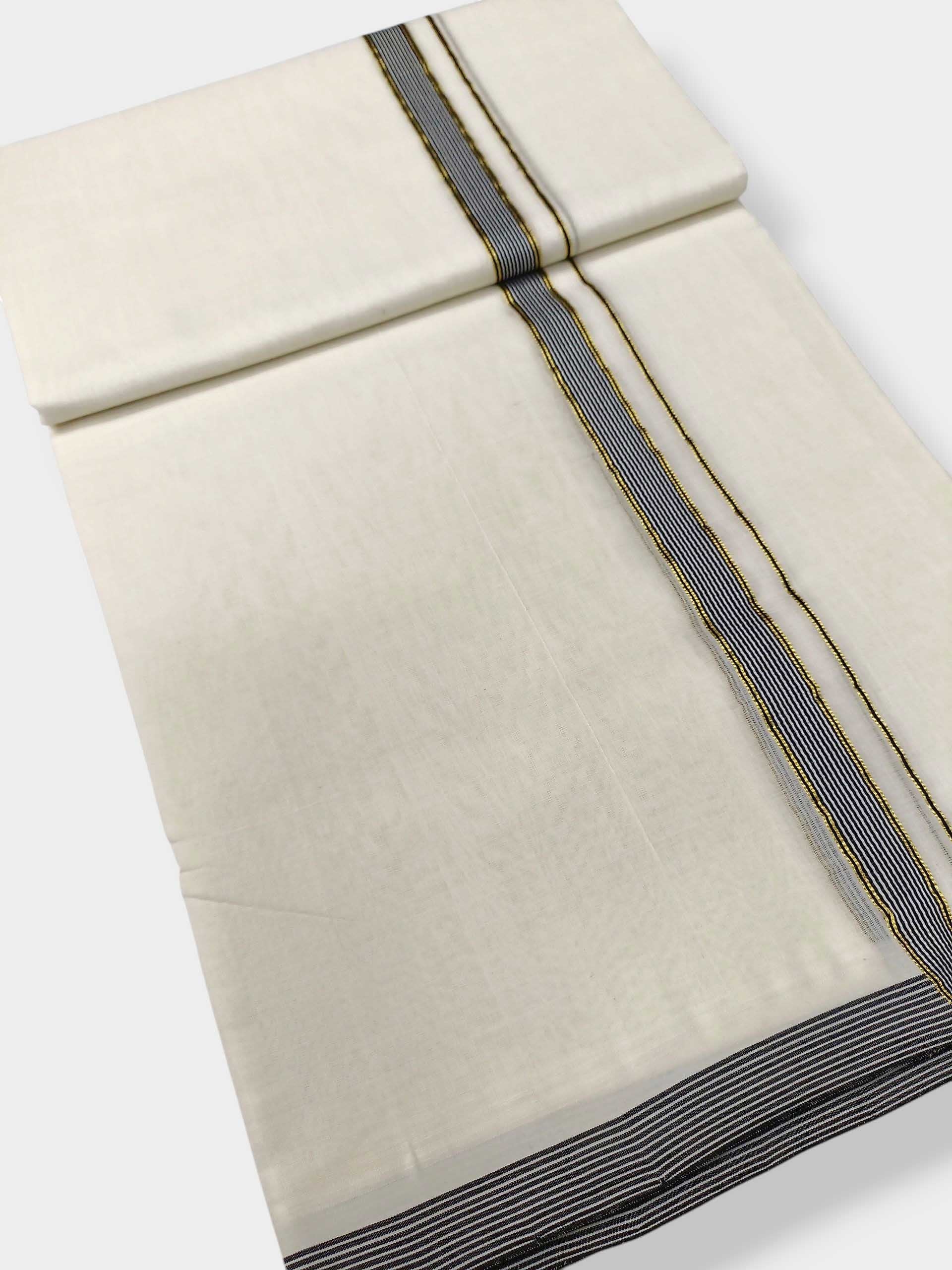 Kerala Premium Balaramapuram Handloom Dhoti/Mundu for Men