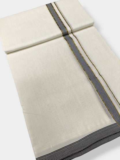 Kerala Premium Balaramapuram Handloom Dhoti/Mundu for Men