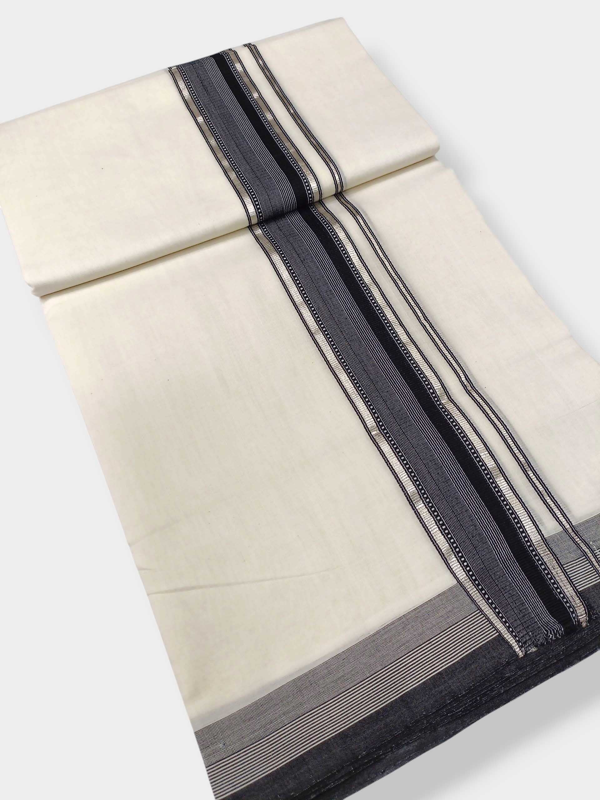 Kerala Premium Balaramapuram Handloom Dhoti/Mundu for Men