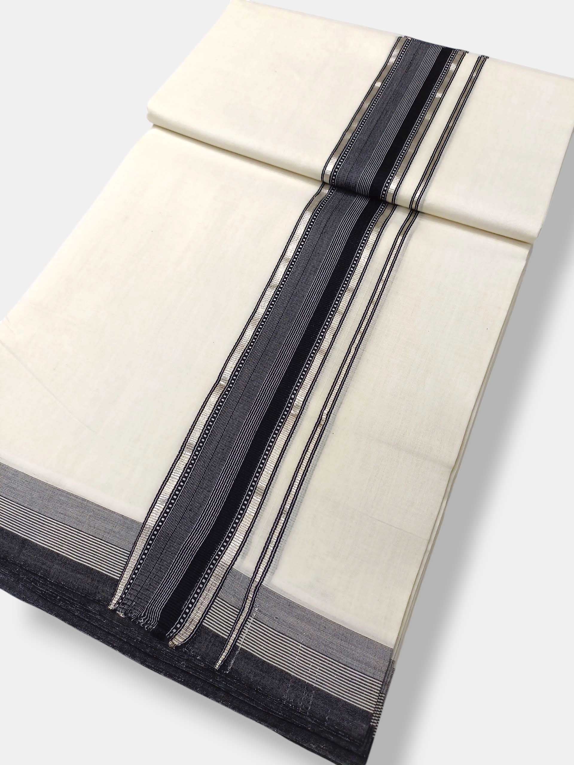 Kerala Premium Balaramapuram Handloom Dhoti/Mundu for Men