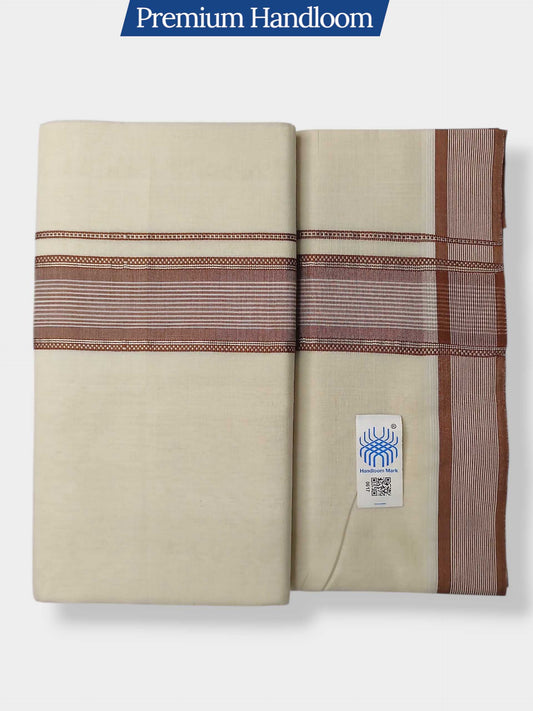 Kerala Premium Balaramapuram Handloom Dhoti/Mundu for Men