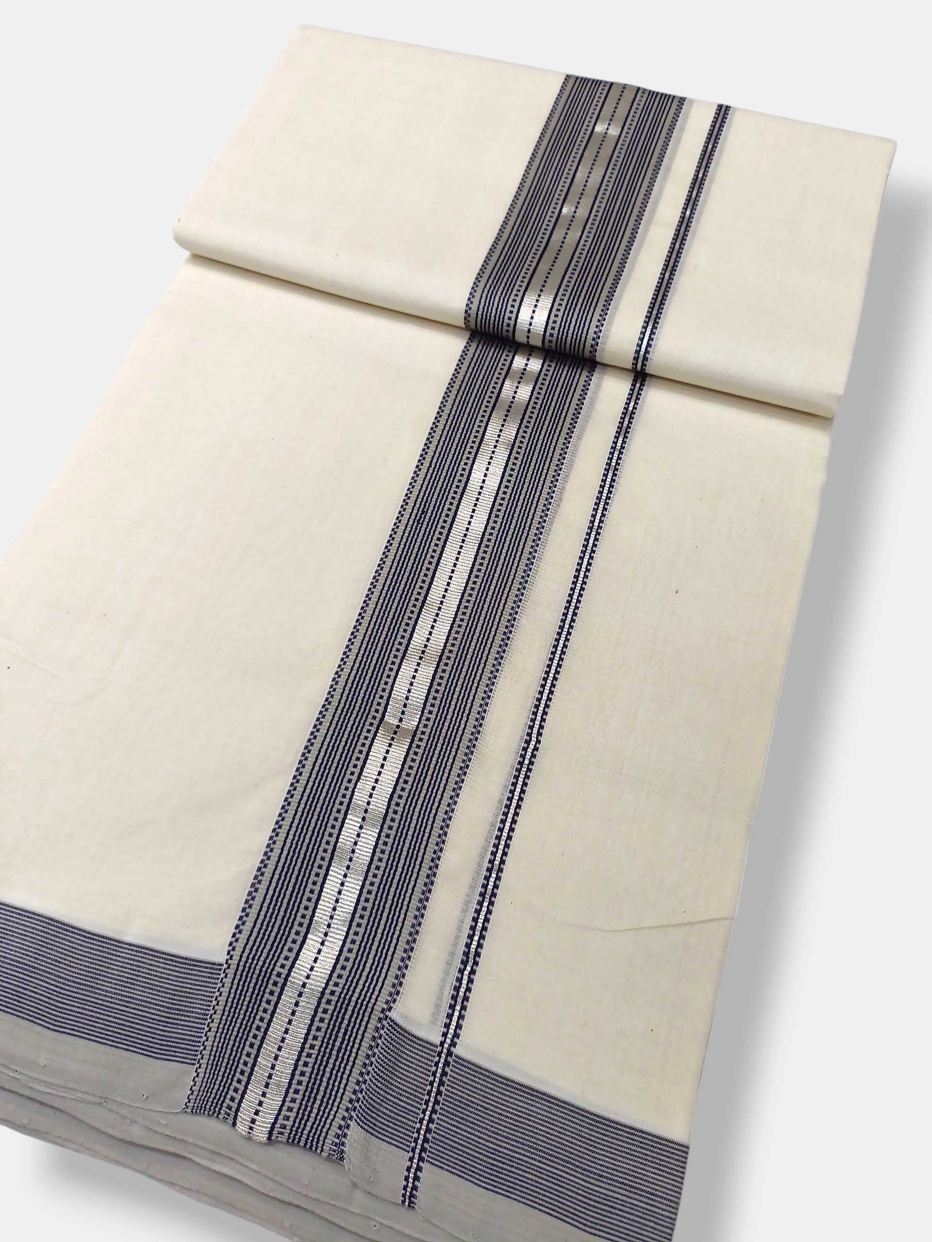Kerala Premium Balaramapuram Handloom Dhoti/Mundu for Men