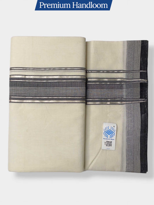 Kerala Premium Balaramapuram Handloom Dhoti/Mundu for Men