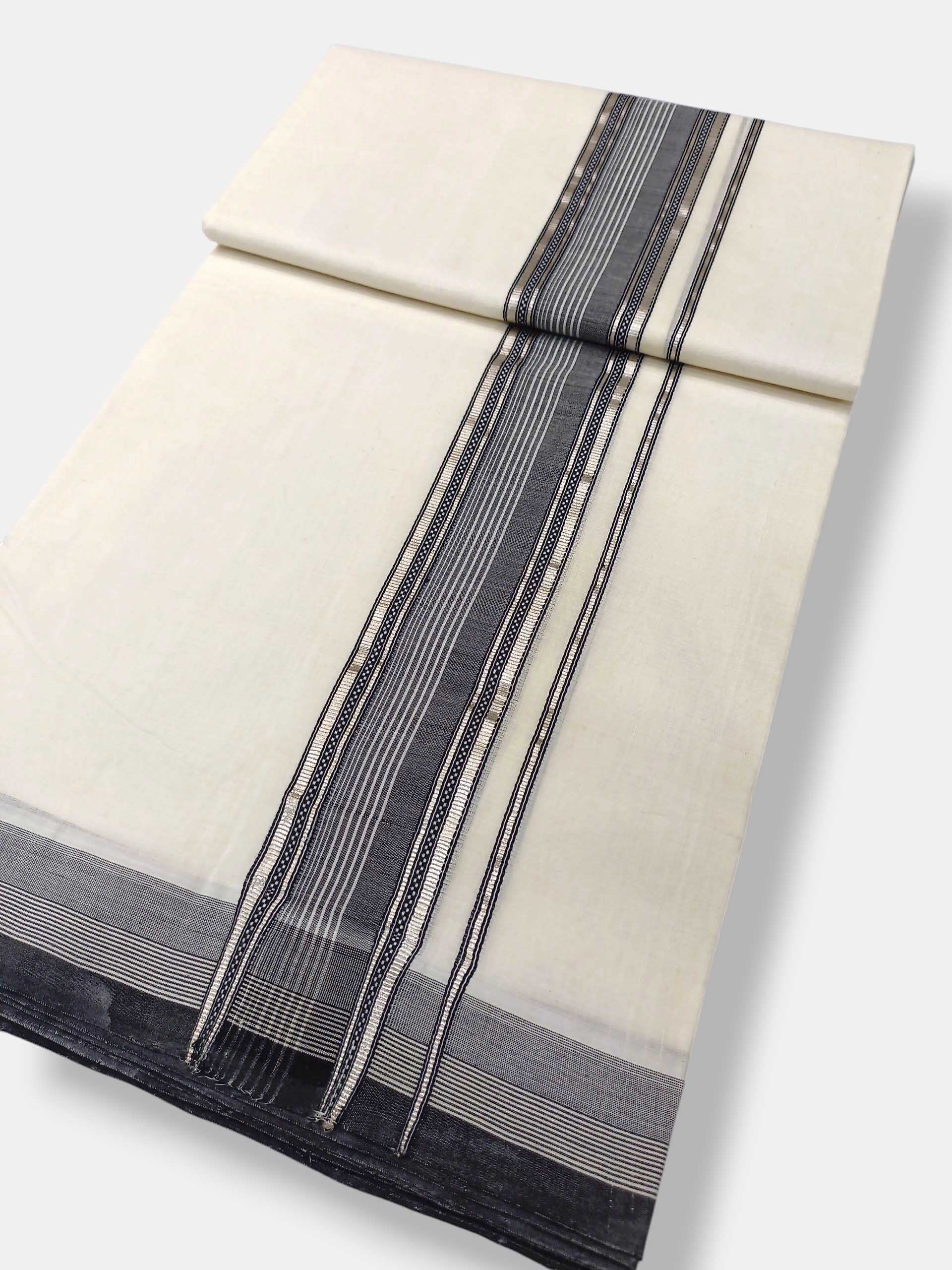 Kerala Premium Balaramapuram Handloom Dhoti/Mundu for Men