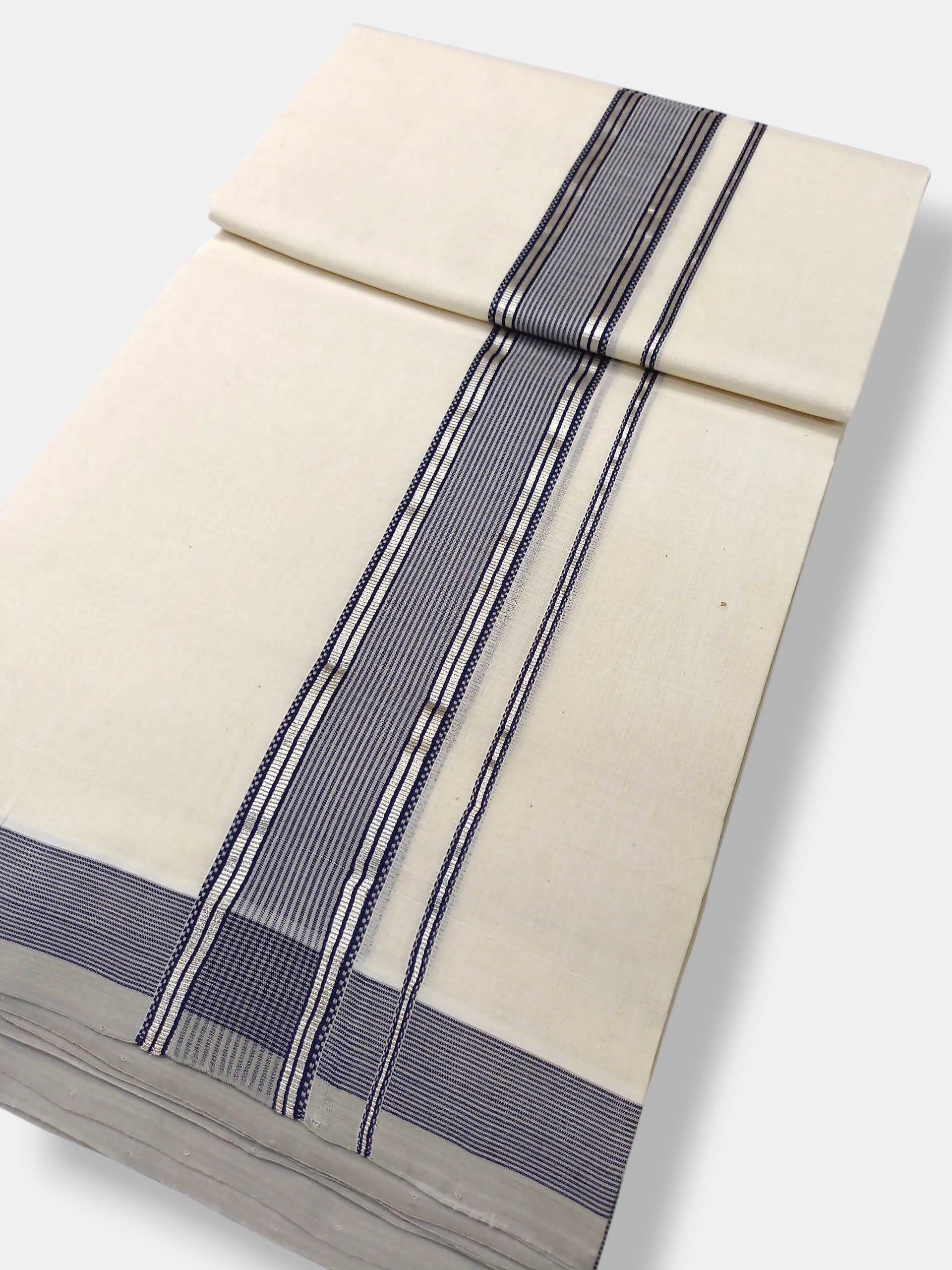 Kerala Premium Balaramapuram Handloom Dhoti/Mundu for Men