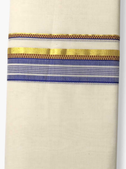 Kerala Premium Balaramapuram Handloom Dhoti/Mundu for Men