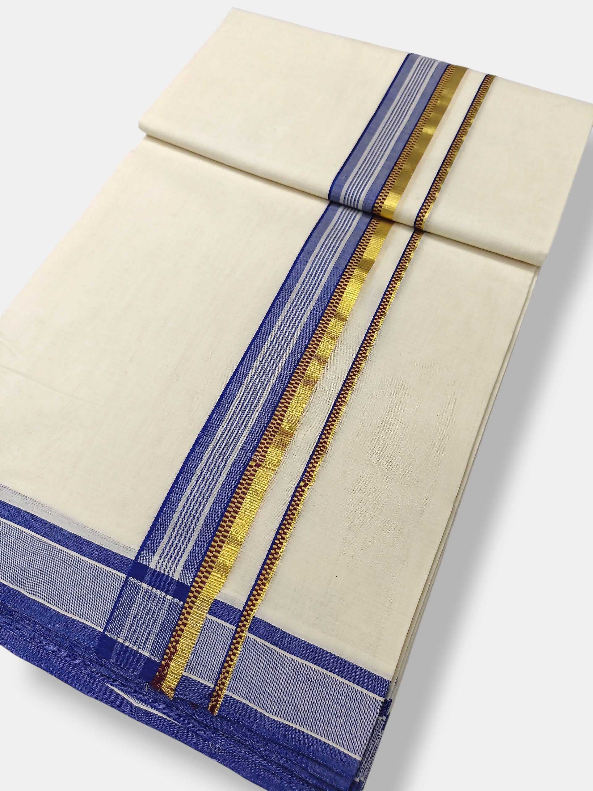 Kerala Premium Balaramapuram Handloom Dhoti/Mundu for Men